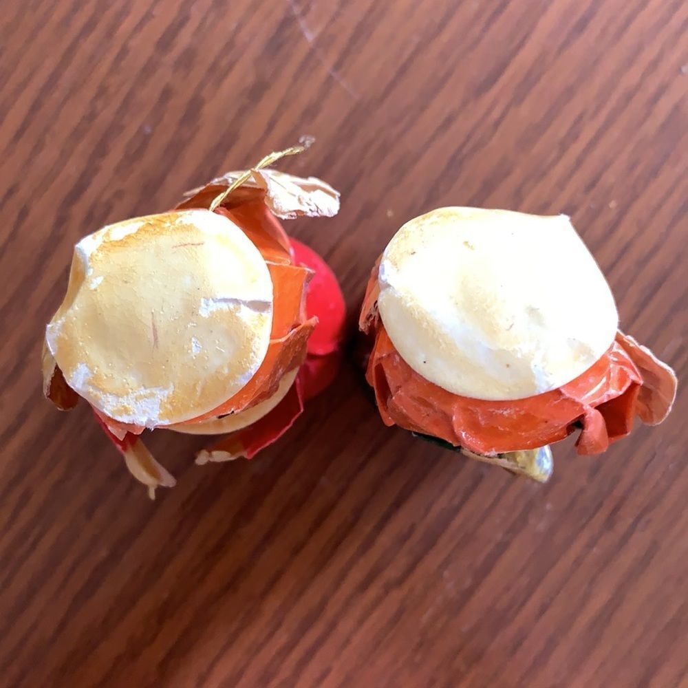‎Two Vtg paper angel Christmas tree ornaments - Picture 8 of 8
